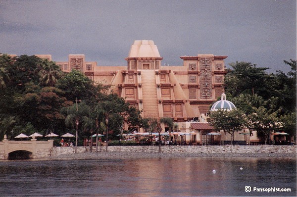 Mexico's Pavilion from World Showcase Lagoon