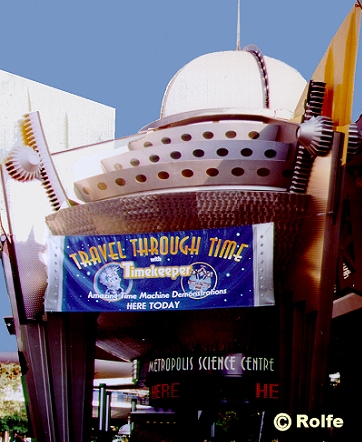 Timekeeper Entrance in Magic Kingdom's Tomorrowland