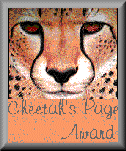 Cheetah's Page Award