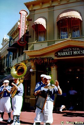 Brass Band in front of The Market House