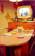 Counter top dining in the 1950's